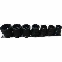 Budget 😀 ToolPRO Bolt Extractor Socket Set 1/2" Drive 7 Piece 🎉