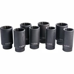 Buy 🔥 Endeavour Axle Nut Impact Socket Set - 1/2" Deep, 8 Piece, ET4135 💯